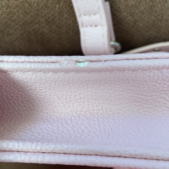 Betsey Johnson Light Pink Bow Shoulder Crossbody Bag Purse Wallet - Picture 7 of 17